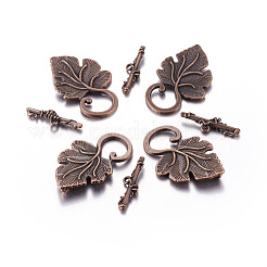 Alloy Toggle Clasps&nbsp;X-PALLOY-A20005-R-FF