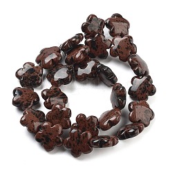 Natural Mahogany Obsidian Beads Strands&nbsp;G-F769-N01-01