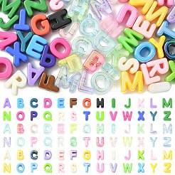 26Pcs 26 Styles UV Plating Opaque Acrylic European Beads&nbsp;OACR-YW0004-32