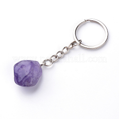 Natural Amethyst Keychain&nbsp;X-G-Q484-D05