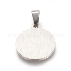 Non-Tarnish 304 Stainless Steel Pendants&nbsp;X-STAS-I131-10P
