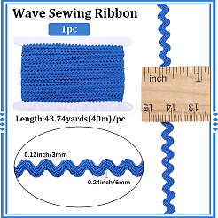 40M Polyester Wavy Fringe Trim Ribbon&nbsp;OCOR-GF0004-39U