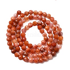 Natural Red Agate Beads Strands&nbsp;G-G343-B02-4mm