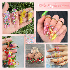 60G 6 Style Handmade Polymer Clay Cabochons&nbsp;PORC-TA0001-08B