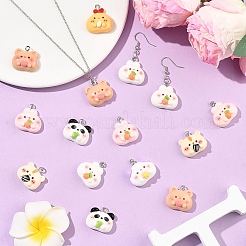 20Pcs Opaque Resin Pendants&nbsp;RESI-YW0005-60