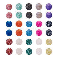 300Pcs 15 Colors Natural Crackle Agate Beads&nbsp;G-TA0001-26