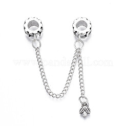 Rack Plating Alloy European Dangle Charms&nbsp;MPDL-N039-227