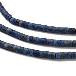 Natural Lapis Lazuli Beads Strands&nbsp;G-P575-B45-4x2mm