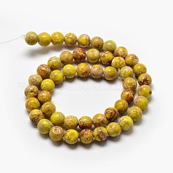 Natural Imperial Jasper Beads Strands&nbsp;G-I122-8mm-03
