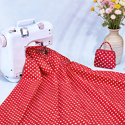 Red Cotton Fabric&nbsp;DIY-WH0750-293B