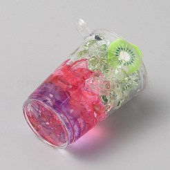Transparent Acrylic Pendants&nbsp;OACR-WH20007-01C-18