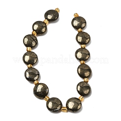Natural Pyrite Beads Strands&nbsp;X-G-Z131-H01-01