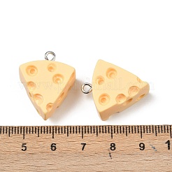 Spray Painted Opaque Resin Pendants&nbsp;RESI-F061-07