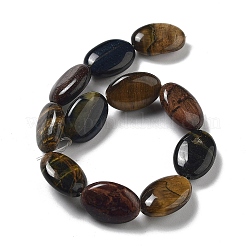 Natural 3-Color Tiger Eye Beads Strands&nbsp;G-P528-M22-01