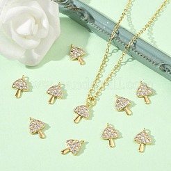 SHEGRACE Brass Micro Pave Cubic Zirconia Pendants&nbsp;XGRQ3D809-503G