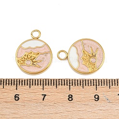 304 Stainless Steel with Enamel Pendants&nbsp;STAS-Z166-11G-02