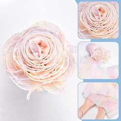 5M Gradient Color Polyester Organza Ribbons&nbsp;SRIB-PH0001-55