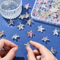 100Pcs Transparent Acrylic Beads&nbsp;MACR-CJ0002-24