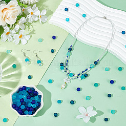 5 Colors Transparent Glass Beads Sets&nbsp;FGLA-PH0001-11B-01