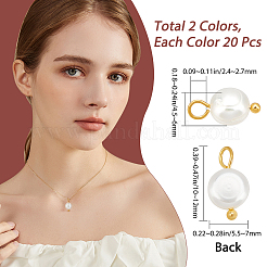 40Pcs 2 Style Natural Cultured Freshwater Pearl Charms&nbsp;FIND-BBC0001-03
