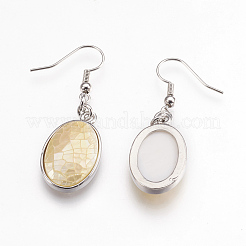 Shell Dangle Earrings&nbsp;EJEW-F162-B