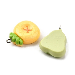Opaque Resin Pendants&nbsp;CRES-D313-04P