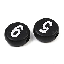 Opaque Acrylic European Beads&nbsp;AC-CBA1794-02