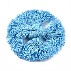 Polycotton(Polyester Cotton) Woven Pendant Decorations&nbsp;FIND-S324-001