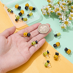 16Pcs 2 Styles Handmade Lampwork Beads&nbsp;LAMP-UN0001-03