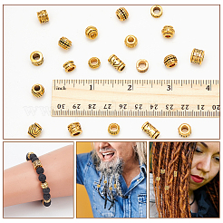 80Pcs 8 Styles Tibetan Style European Beads&nbsp;DIY-NB0012-43F