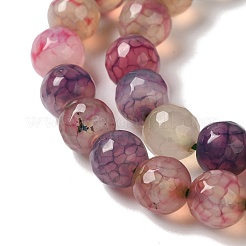 Dyed & Heated Natural Dragon Veins Agate Beads Strands&nbsp;G-P539-A01-01