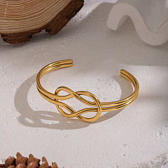 Classic 304 Stainless Steel Open Cuff Bangles for Women&nbsp;KS3357
