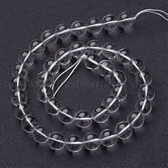 Synthetic Quartz Crystal Beads Strands&nbsp;GSR10mmA039-1