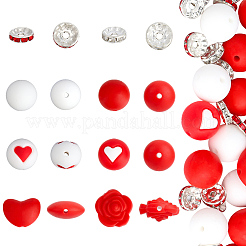 Valentine's Day Beads Findings Kits&nbsp;DIY-PA0001-79