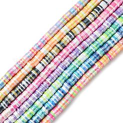 8 Strands 8 Colors Handmade Polymer Clay Beads&nbsp;CLAY-CJ0001-93