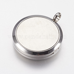 316 Surgical Stainless Steel Diffuser Locket Pendants&nbsp;STAS-J021-07