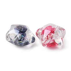Transparent Resin & Paillette Beads&nbsp;RESI-C073-06