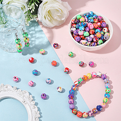 Handmade Polymer Clay Beads&nbsp;CLAY-PA0001-08A
