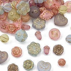 100G Plating Acrylic Beads&nbsp;OACR-FS0002-02