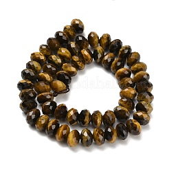 Natural Tiger Eye Beads Strands&nbsp;G-C259-A01-6x10mm-02