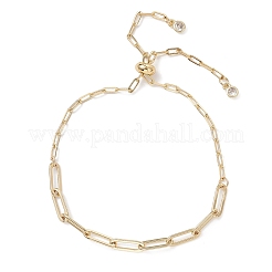 Brass Paperclip Chains Bracelets for Women&nbsp;BJEW-JB12921