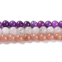 Natural Gemstone Beads Strands&nbsp;G-F591-03M-6mm
