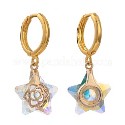 Electroplate Star Glass Jewelry Sets&nbsp;SJEW-JS01120-01