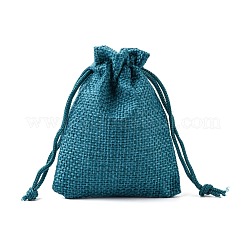 Burlap Packing Pouches Drawstring Bags&nbsp;ABAG-Q050-7x9-17