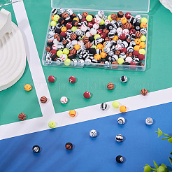 220Pcs 11 Styles Handmade Polymer Clay Beads&nbsp;CLAY-TA0001-86