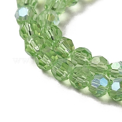 Electroplate Transparent Glass Beads Strands&nbsp;EGLA-A035-T4mm-L09