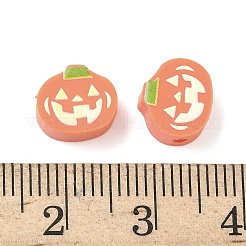 Halloween Printed Handmade Polymer Clay Beads&nbsp;CLAY-I016-05A