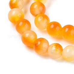 Dyed Natural White Jade Beads Strands&nbsp;G-T140-4mm-A11