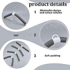 Plastic & Foam Clothes Hangers&nbsp;AJEW-WH0880-01