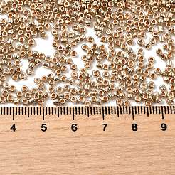 Electroplate 12/0 Glass Seed Beads&nbsp;X-SEED-Q003-01
